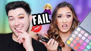 RECREATING MANNYMUAS MAKEUP FAIL [upl. by Notyrb]