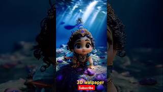 Krishna ji 3D wallpaper ✅ radhe radhe🦚 radhe krishna krishnalove krishnastatus Mahakalji99 [upl. by Yorgen]