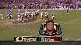 Antwaan Randle El amp the Washington Redskins name introductions on Sunday Night Football [upl. by Eelnyl423]