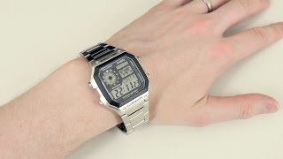 Casio AE1200WHD1AVEF Review 4K UHD [upl. by Irehs592]