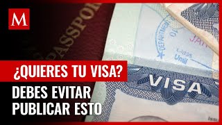 Visa americana ESTO debes EVITAR publicar en redes sociales para NO ser rechazado en el trámite [upl. by Wenda]