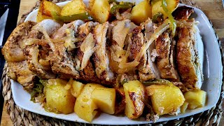 LOMBO DE PORCO NO FORNO COM BATATASRECEITAS DA BENELGA [upl. by Olfe120]