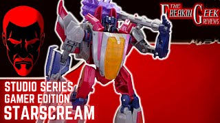 Studio Series Gamer Edition STARSCREAM EmGos Transformers Reviews N Stuff [upl. by Nedrob]