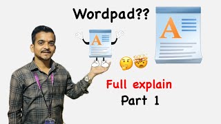 Wordpad full explain in Hindi पार्ट 1wordpad home windows [upl. by Yellat]