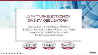 La fattura elettronica con i gestionali Sistemi [upl. by Rosen]