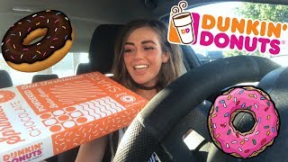 3000 CALORIE Dunkin Donuts MUKBANG 멐방 Eating Show [upl. by Hadden662]