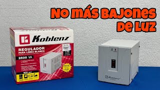 Regulador Koblenz R12502 2500VA  Review y Detalles de uso [upl. by Barnie]