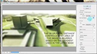 DEPTH OF FIELD PHOTOSHOP ARCHITECTURAL ILLUSTRATION TUTORIAL [upl. by Katz]