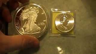 Unboxing 5 oz Silver Eagle [upl. by Eerpud]