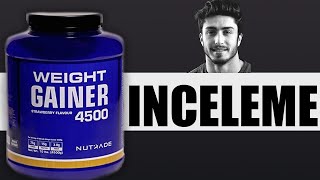 Nutrade Weight Gainer 4500 Gr  Supplement İncelemeleri [upl. by Farand250]