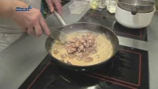 Recette  rognons de veau sautés à la moutarde [upl. by Hgeilyak723]