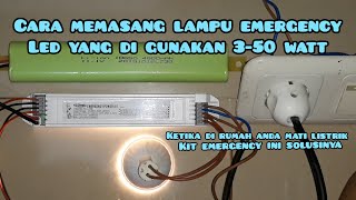 CARA MEMASANG LAMPU EMERGENCY LED [upl. by Diena909]