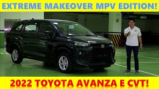 The 2022 Toyota Avanza E Is Now A Handsome MPV Car Feature [upl. by Tatum]