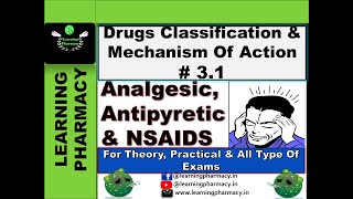 31  Analgesic Antipyretic amp NSAIDS amp their Classification  DCMA Tutorial in Hindi [upl. by Assedo]