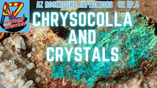 Mineral Mountain Arizona searching for Chrysocolla and Crystals S2 Ep4 [upl. by Lledualc]