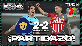 HIGHLIGHTS  Pumas vs Necaxa  Liga Mx  CL2024 J4  TUDN [upl. by Llertniuq]