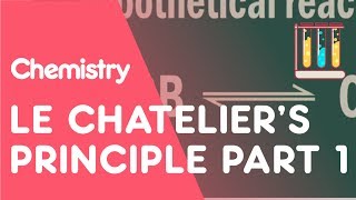 Le Chateliers Principle Part 1  Reactions  Chemistry  FuseSchool [upl. by Oliva662]