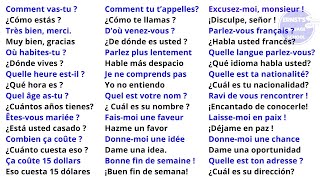 160 Frases de Conversación en Francés para Principiantes  Lenta y fácil 😲  Aprende Francés básico [upl. by Armelda]