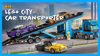 Lego City 60408  Car Transporter  Kind of a Review [upl. by Yelreveb]