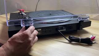 audio technica AT LP3 Turntable Unboxing and Setup [upl. by Esten]