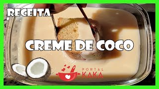 CREME de COCO para COBERTURA de BOLOS e SOBREMESAS Diversas [upl. by Tarazi]