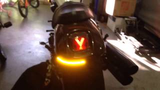 Harley Davidson vrod rear led tail light and turn signals [upl. by China916]