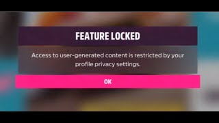 Fix Forza Horizon 5 Error Access To User Generated Content Is Restricted [upl. by Nospmis]