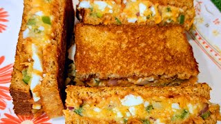 अंडे का बहुत टेस्टी और आसान सैंडविच  Breakfast Sandwich Recipes Debosrecipe [upl. by Melleta724]