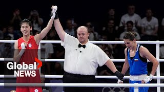 Olympics 2024 2 boxers in gender controversy now in medal contention [upl. by Malony143]