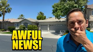 Las Vegas Homes For Sale  Awful News [upl. by Veron]