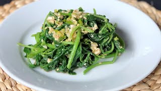 Delicious and Easy  This Korean Spinach Side Dish [upl. by Frederiksen598]