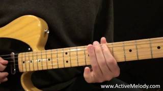 An Easy Guitar Solo in the Major Pentatonic Scale Key of E [upl. by Anidene299]