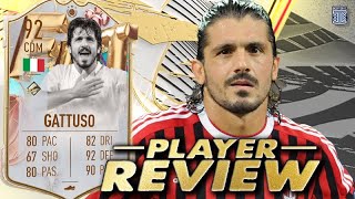 5⭐ SKILL MOVES 92 FUT BIRTHDAY ICON GATTUSO PLAYER REVIEW SBC PLAYER FIFA 23 Ultimate Team [upl. by Eladal]