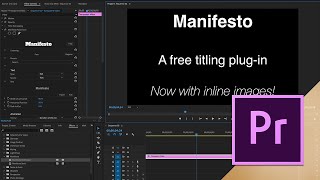 Free Title Roll  Crawl Plugin for Premiere Pro Tutorial [upl. by Isayg]