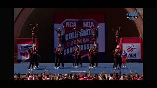 Navarro Large Coed Day 2 NCA College Nationals 2024  Routine Stopped [upl. by Ssej757]