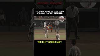 Illegal plays made by catchers not catchers balks [upl. by Nanine791]