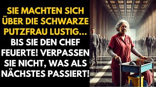 quotSie machten sich über die schwarze Putzfrau lustig bis sie den Chef feuertequot [upl. by Skardol]