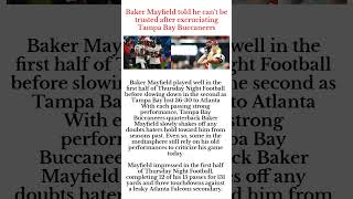 Baker Mayfield told he can’t be trusted after excruciating Tampa Bay BuccaneersBakerMayfield [upl. by Dom647]