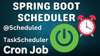 Spring Boot Scheduler  Spring Job Scheduler  Scheduled Annotation  javacodeex [upl. by Akiv]