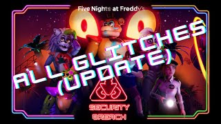 FNAF Security Breach All Glitches UPDATE [upl. by Jillane]