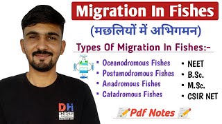 Migration In Fishes  Migration In Pisces  Types Of Migration  By Dadhich Sir [upl. by Anthe]