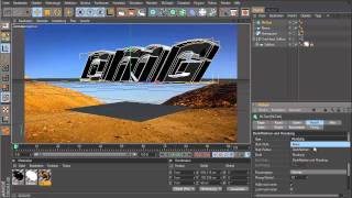 FoA Cinema 4D Tutorial  Mesh in Real Surrounding germanDeutsch [upl. by Elauqsap]