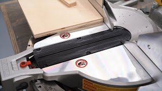 The Genius Miter Saw Insert That Doubles as Dust Collection [upl. by Devitt]