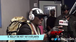 R Kelly Live Performance on Hot 1079 Atlanta [upl. by Sadonia]