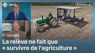 Crise agricole au Québec  entrevue avec le président de l’UPA  Zone économie [upl. by Nueormahc]