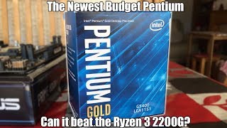 Intel Pentium Gold G5400 Review Vs Ryzen 3 2200G [upl. by Lashonde]