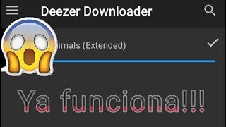 ¡URGENTE DEEZER DOWNLOADER FUNCIÓNA  DE REGRESO LA MEJOR APP PARA DESCARGAR MUSICA [upl. by Ettelrahc]