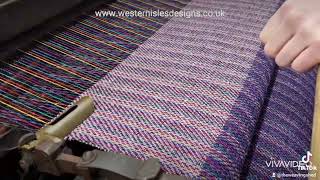 weaving on a 95 year old hattersley loom [upl. by Shepherd]