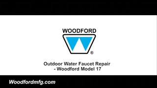 Woodford Model 17 Outdoor Faucet Repair Kit Installation [upl. by Nimsay175]