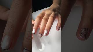 Before and after gel mani nails naildesign cayeyenails [upl. by Bea]